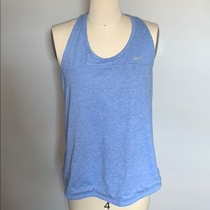 Nike Reversible Runner Back Tank Top Blue/White